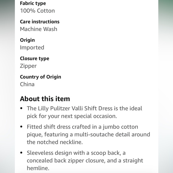 LILLY PULITZER VALLI SHIFT DRESS IN TRUE NAVY ~ NWT - Picture 15 of 15